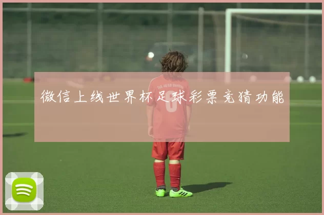 微信上线世界杯足球彩票竞猜功能