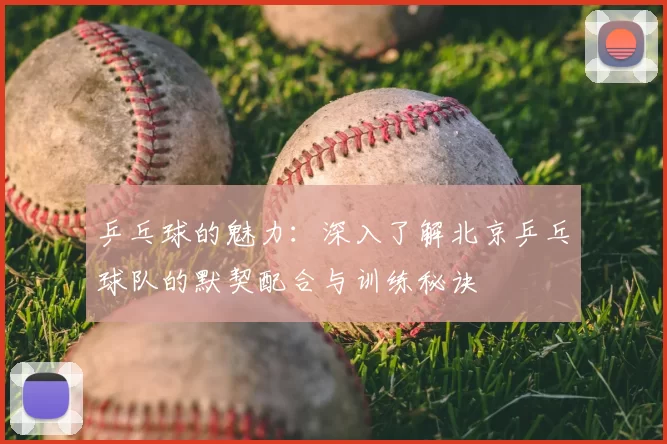 乒乓球的魅力:深入了解北京乒乓球队的默契配合与训练秘诀